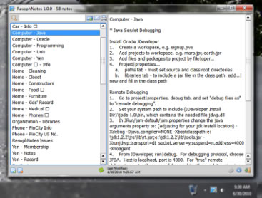 ResophNotes ResophNotes